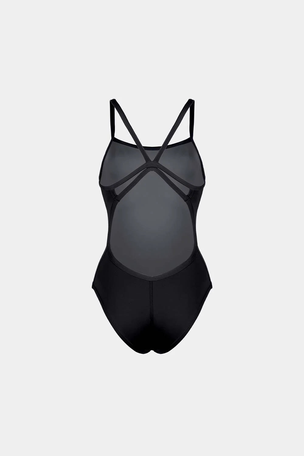 Double Strip One-Piece Swimsuit by Bikini Uni - ENTERO DOBLE TIRA ESENCIAL NEGRO ESPALDA