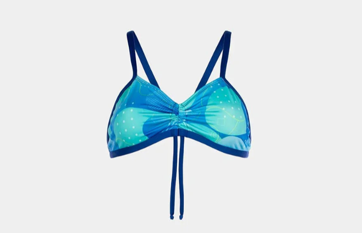 Strappy Bikini Top by Bikini Uni - front flatlay view
