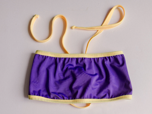 Dos Tierras Top by Bikini Uni - front flatlay view
