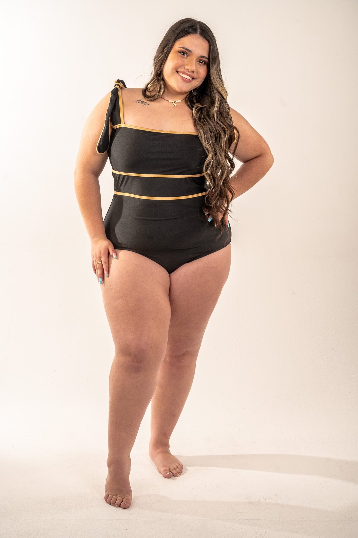 Oro Antiguo One-Piece by Bikini Uni - hand-finished in Colombia