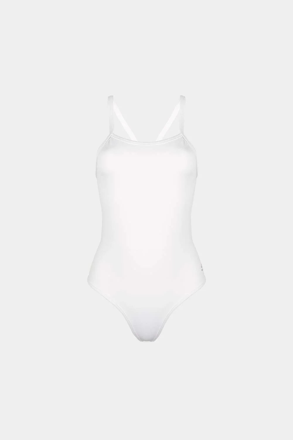 Double Strip One-Piece Swimsuit by Bikini Uni - Ivory