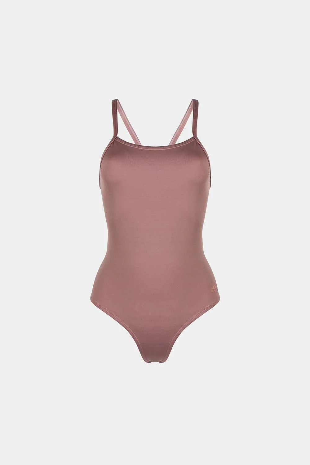 Double Strip One-Piece Swimsuit by Bikini Uni - Moca
